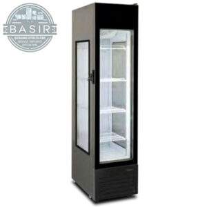 espositore gelato verticale glamour nero opaco