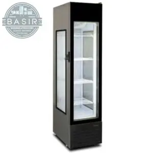 espositore gelato verticale glamour nero opaco