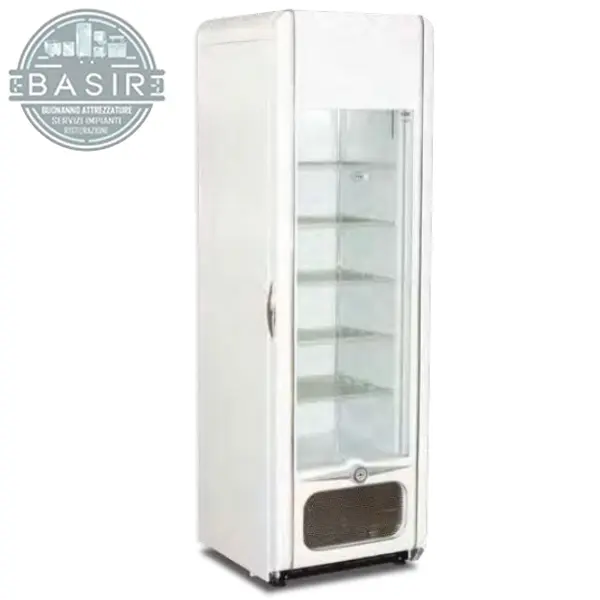 espositore gelato verticale vintage bianco