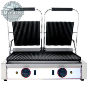 piastra doppia grill in ghisa basir